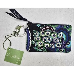 VERA BRADLEY‎ Zip ID Case In Retired Blue Rhapsody Pattern NWT -1692